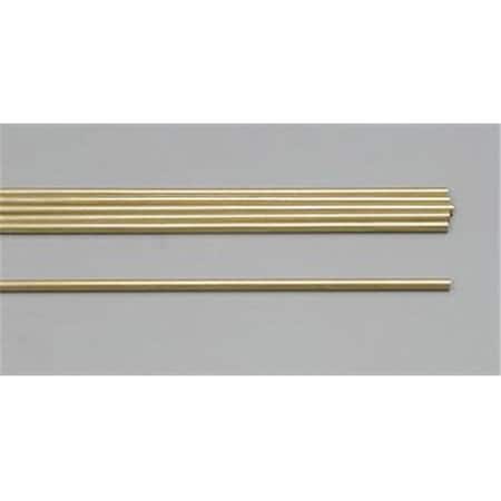 K&S Engineering K&S Engineering K-S1147 0.19 in. Round Brass Tube - 6 Piece K+S1147